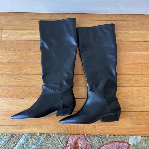 Banana Republic Shoes - Banana Republic Black Pointed-Toe Knee-High Boots